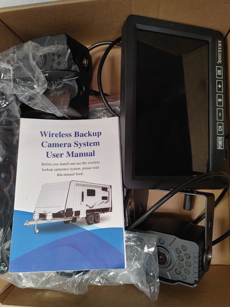WIRELESS BACKUP CAMERA SYSTEM USER MANUAL( Open BOX )