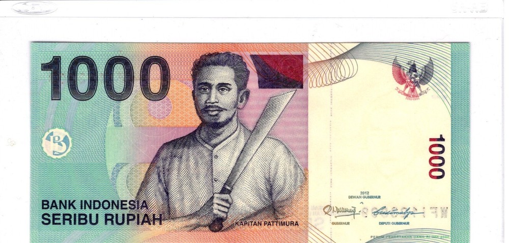 Indonesia 1,000 Rupiah 2012 UNC WFI123809