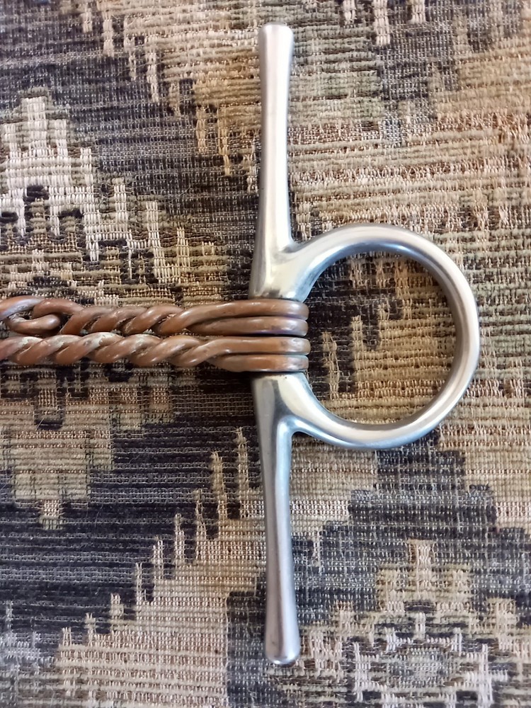 Twisted Copper Wire Full Cheek Snaffle