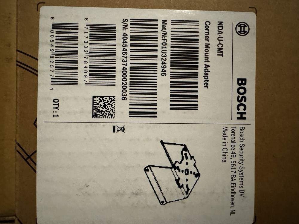 Bosch NDA-U-CMT Corner Mount Adapter