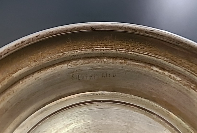 Vintage Sheridan Silver Plated Bowl - 4 ⅜ inch Diameter - 2 ¼ inch Height