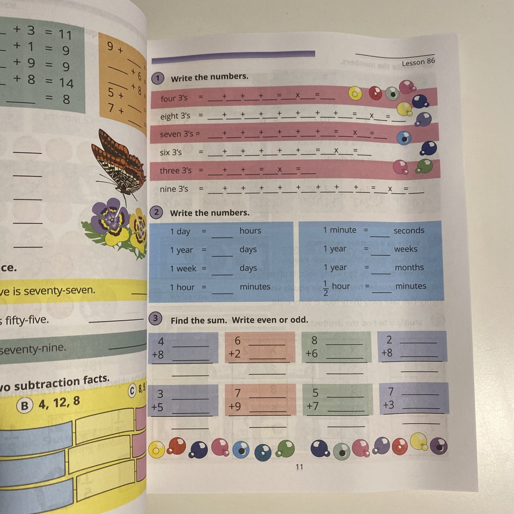 HORIZONS 2nd Grade Math Student Book 2, No Writing