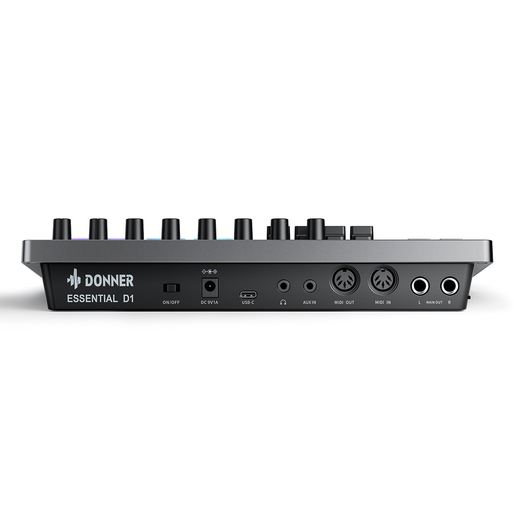 Donner D1 Digital Drum Machine Step Sequencer Multieffect 12 Channel 4GB Storage
