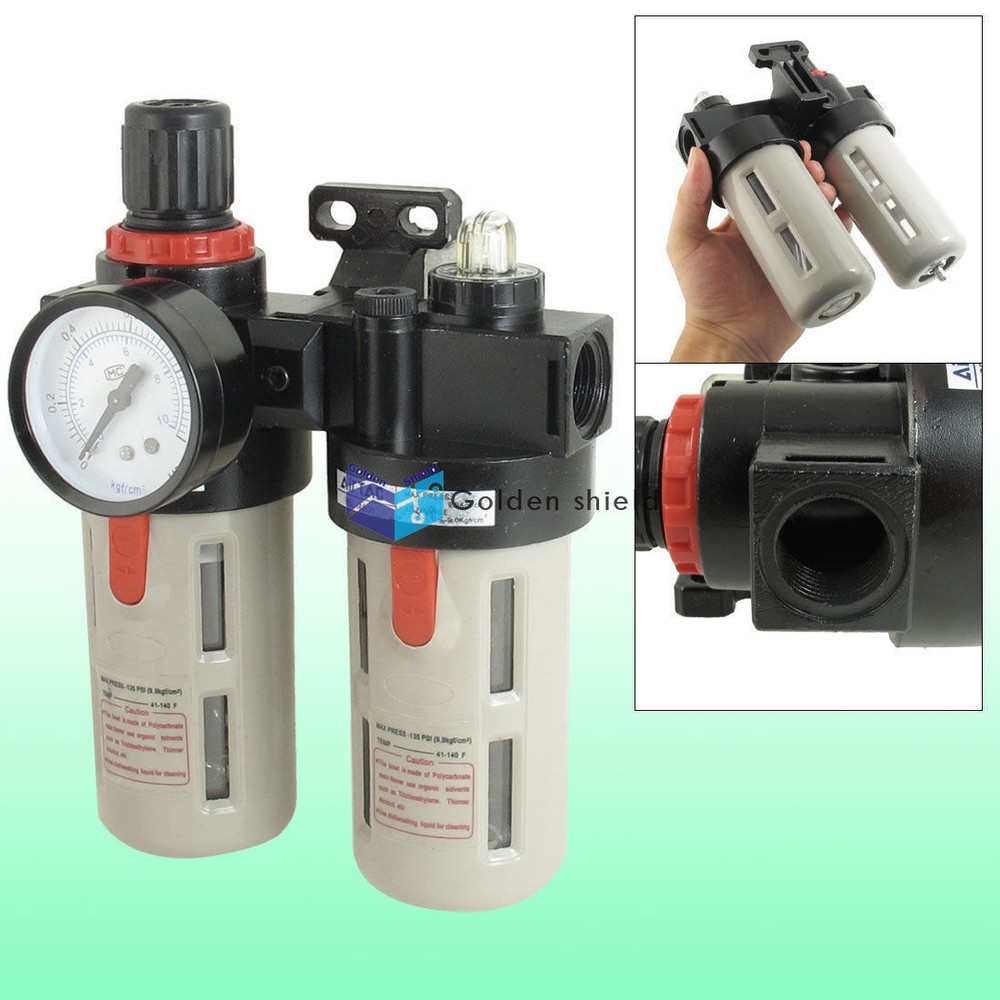 BFC4000 Air Source Treatment Unit Pneumatic Regulator Lubricator Set✦Kd