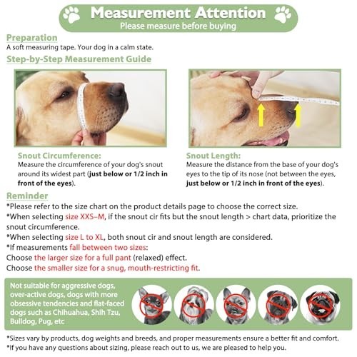 Soft Mesh Dog Muzzle for Small Medium Large Dogs - Anti-Biting, Chewing, Panting