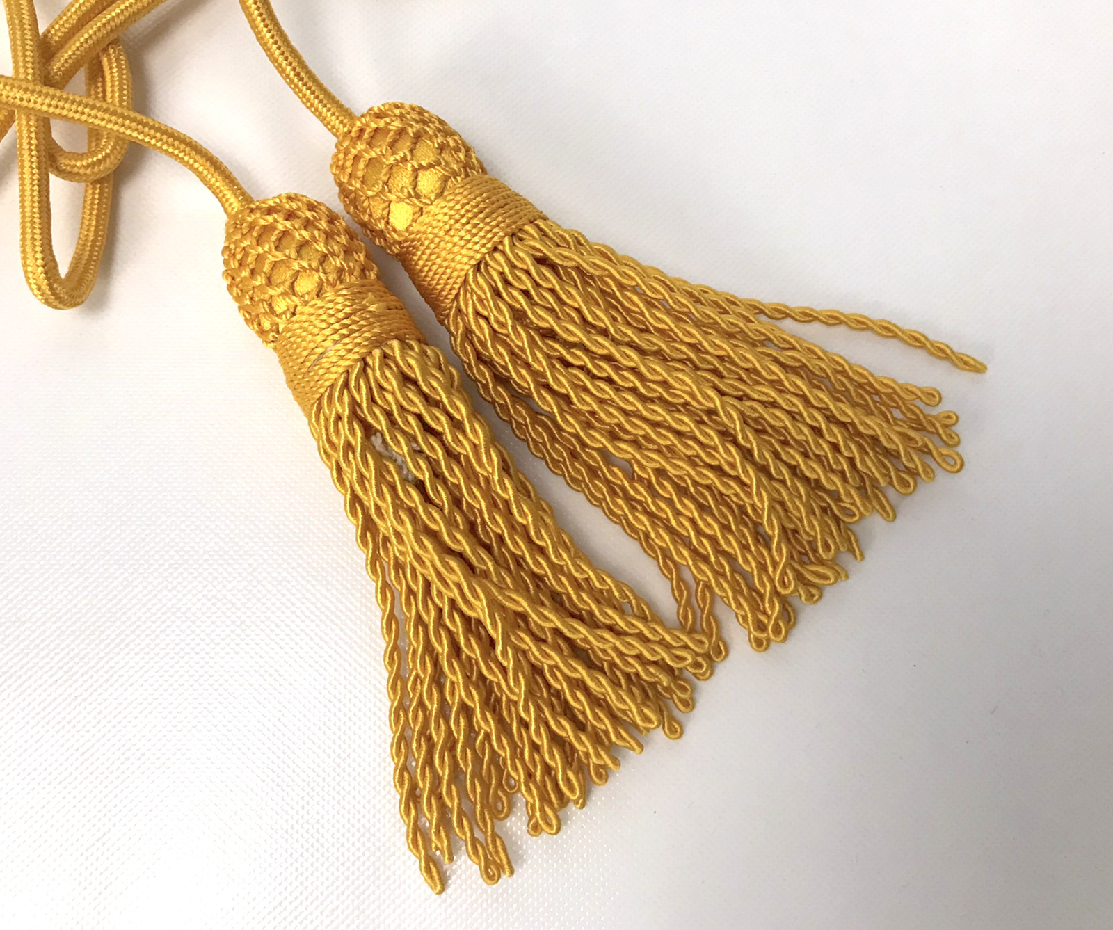 Yellow Silk Bugle, Flag, or Bagpipe Cord