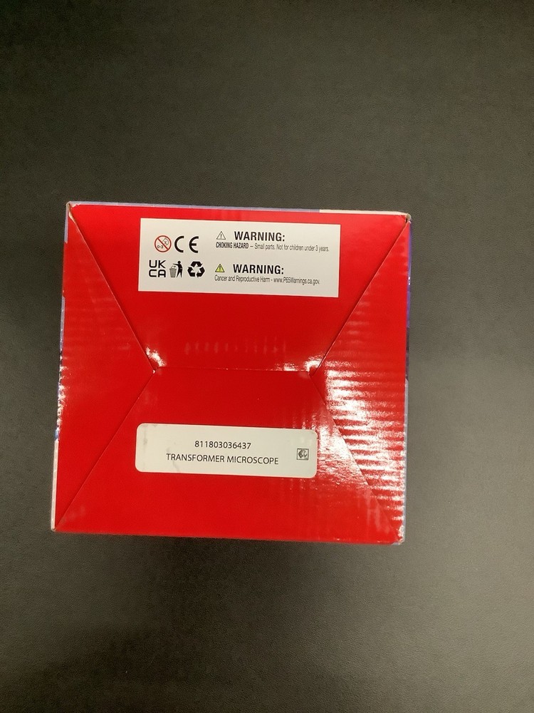 Transformers Jr. Lighted Microscope 8X Magnification New~Sealed