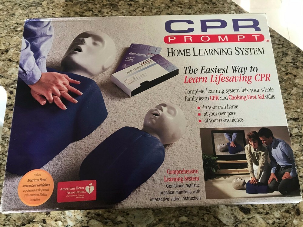 Training CPR  Manikin Home Learning System - BLUE Open box