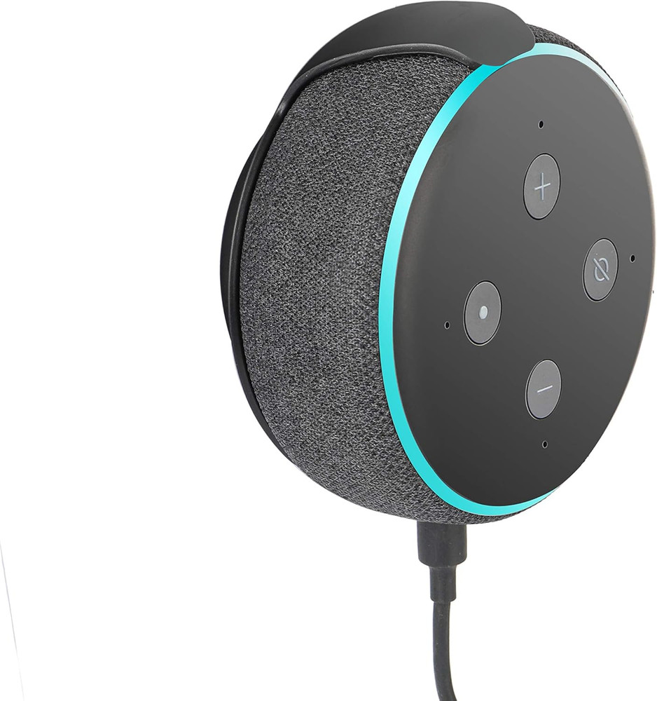 Echo Dot Wall Mount Holder for 3Rd Generation, Built-In Cable Management Space-S