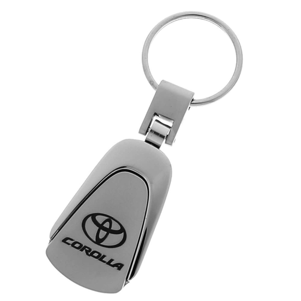 Toyota Corolla Tear Drop Key Ring (Chrome)