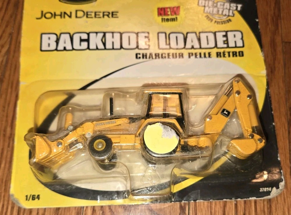 2003p ERTL John Deere Backhoe Loader Construction 1/64 Scale