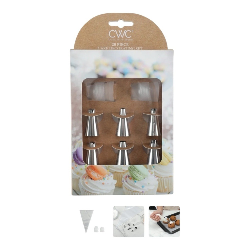 Cupcake & Cake Decorating Sets – 12pc, 18pc & 20pc Kits