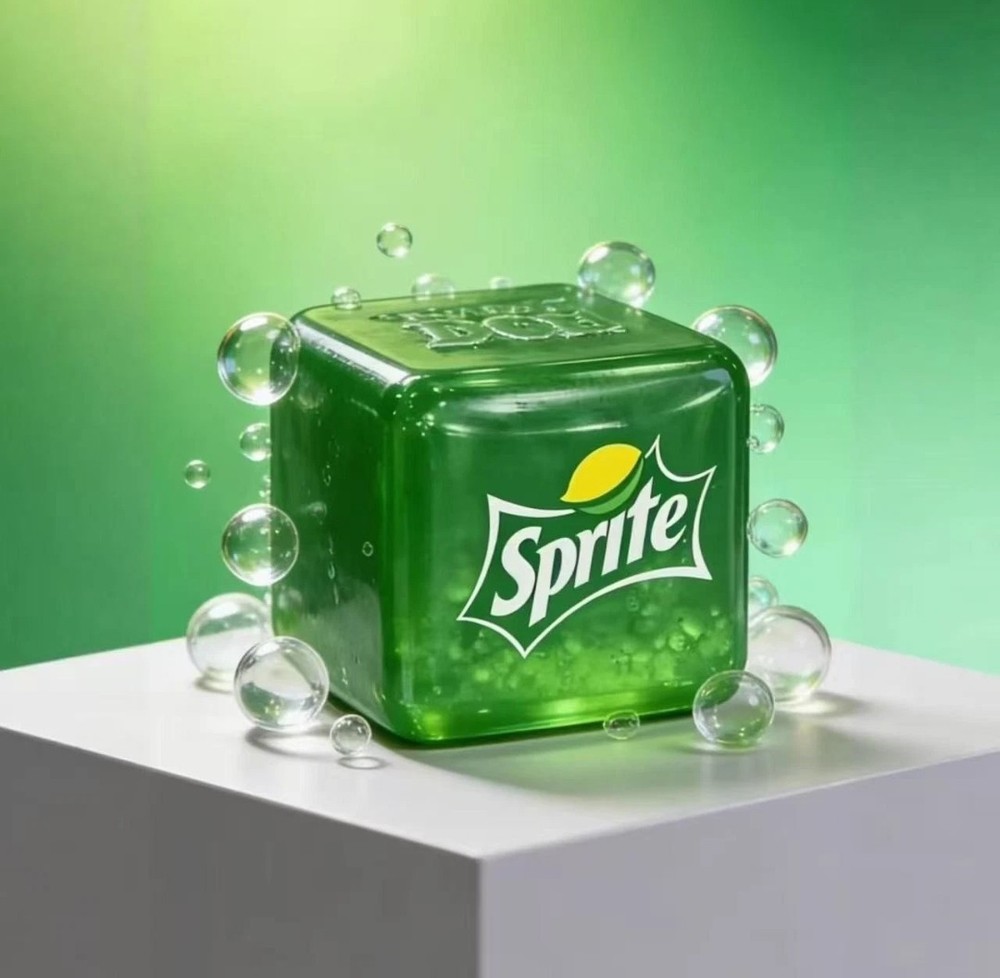 Needoh Limited Edition Sprite Nice Cube Suptid Squish