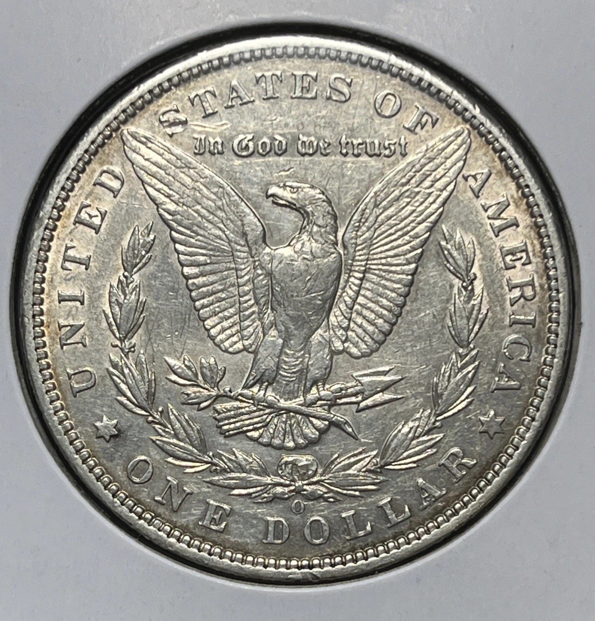 1895-O MORGAN SILVER DOLLAR, XF DETAILS
