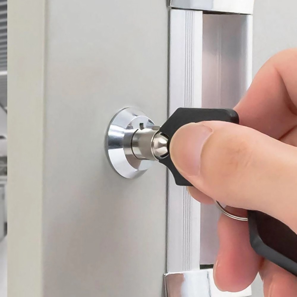 Cabinet Lock Component with Keys Replacement For Tool Boxes Chests Drawers