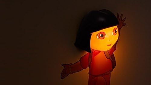 3DlightFX Dora The Explorer 3D Effect Deco Light Wall Mount Battery-operated