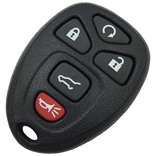 Keyless Entry Remote Control Key Fob Shell Case Replacement Fit for 5 Buttons-B