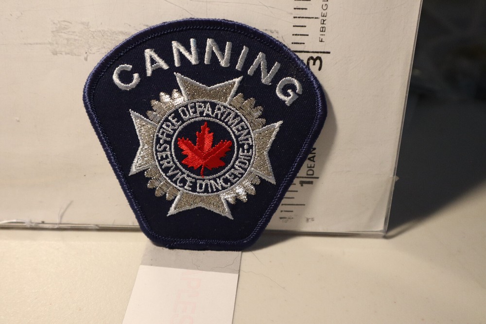 fire patch CANNING FIRE DEPARTMENT NOVA SCOTIA CANADA