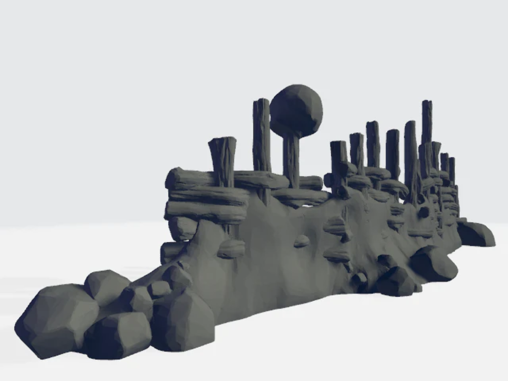 StoneAxe Miniatures - Fence #1