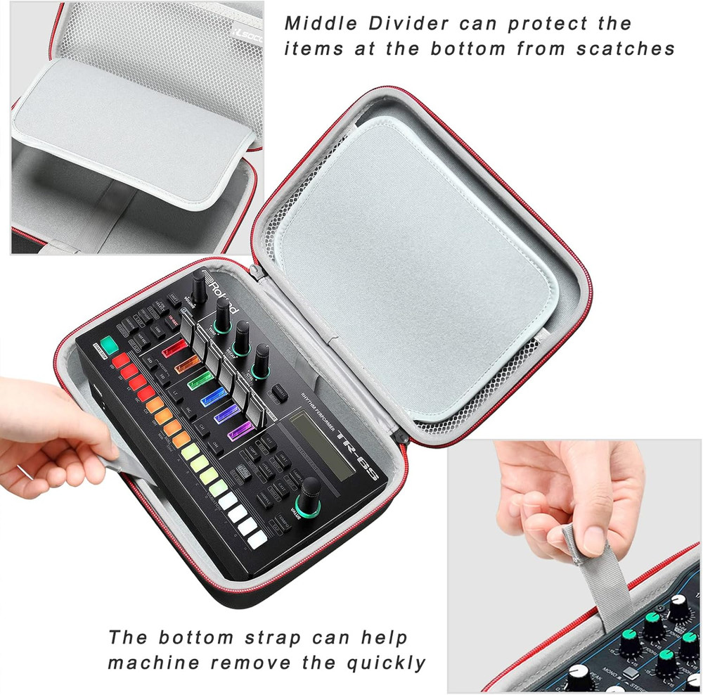 Hard Case for Roland MC-101/TR-6S (Black)