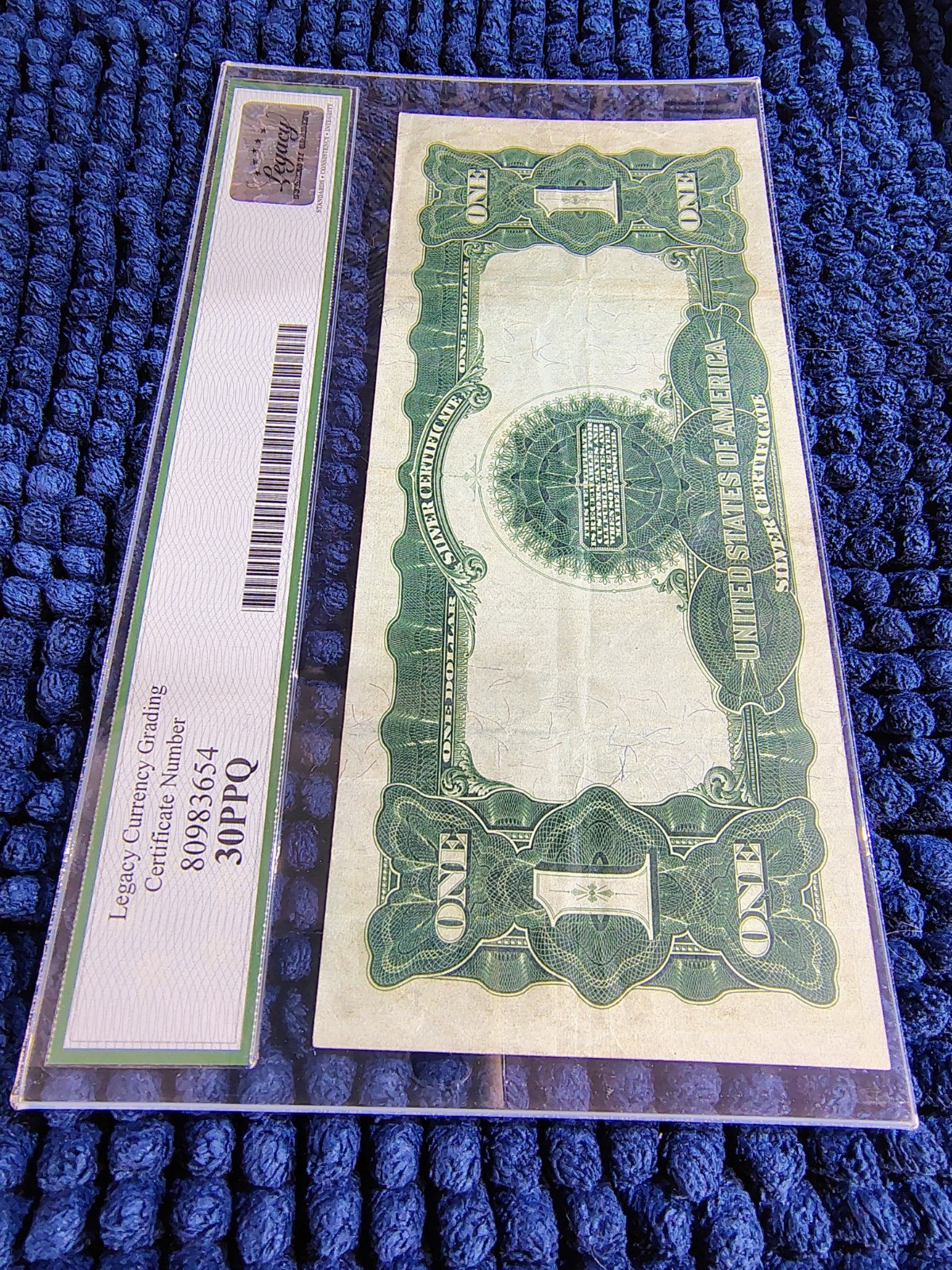 1899 Black Eagle $1 Silver Cert - Fr. 229 - Vernon & McClung - Legacy VF 30 PPQ