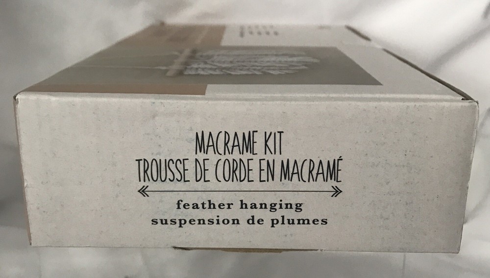 Macrame Kit, Feather Hanging