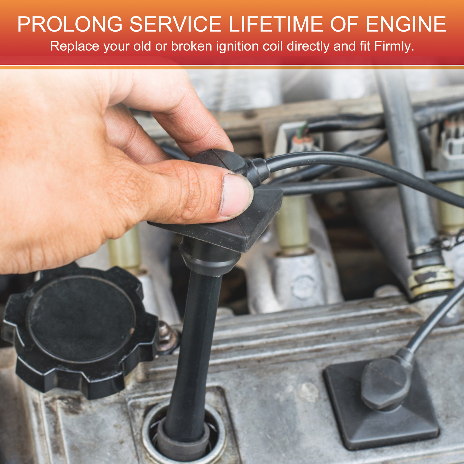 4pcs Spark Plug Wire Ignition Coil Cable No.22454-AA140 for Subaru Forester