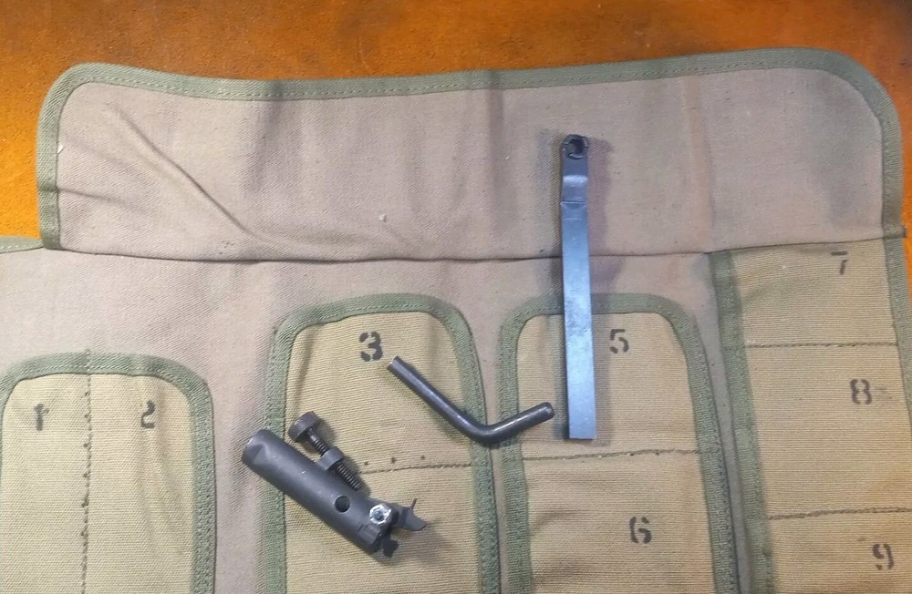 M1 Carbine Bolt Tool Kit With USGI M13 Tool Roll