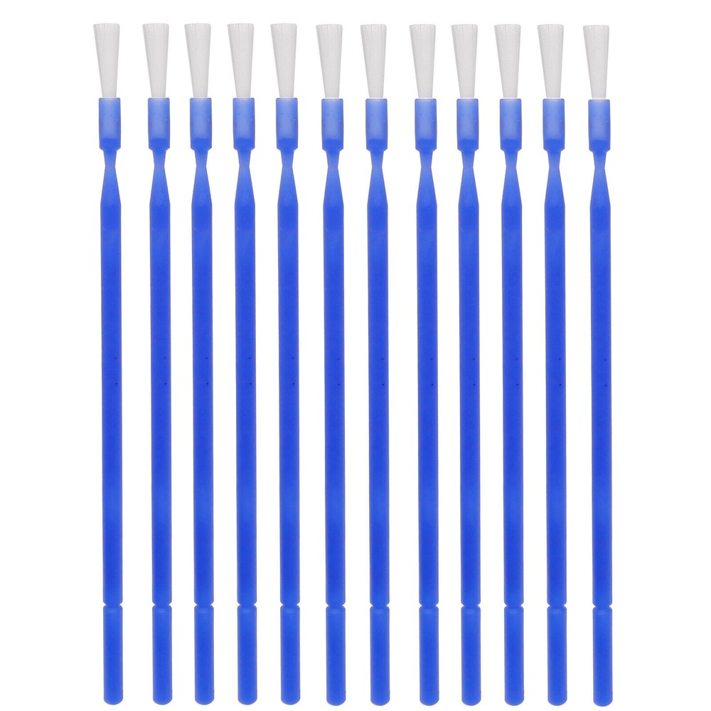 Dental Disposable Micro Brush Bendable Applicator Tips Long Shank Handle Blue