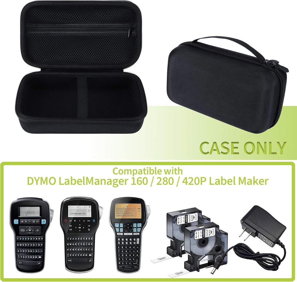 Storage Case Compatible with DYMO Label Maker Labelmanager 160/280 / 420P Label