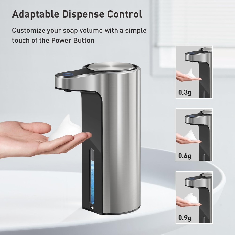 Automatic Foaming Soap Dispenser, Touchless Foam Hand Soap Dispenser for Bath...
