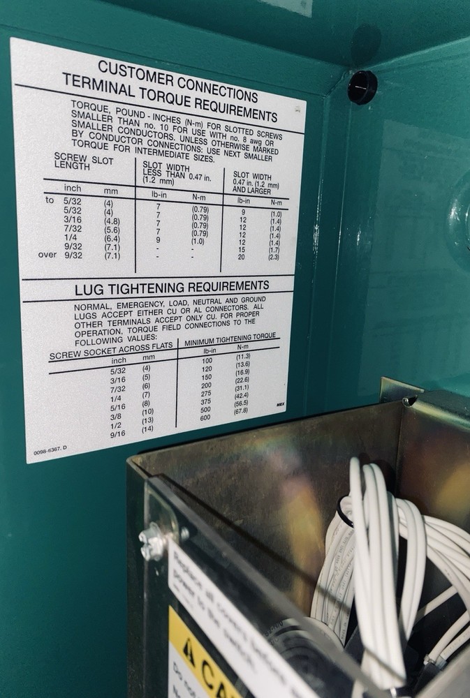 Cummins Automatic Transfer Switch 150 Amps 208V 3 Pole OTECB - 1616357