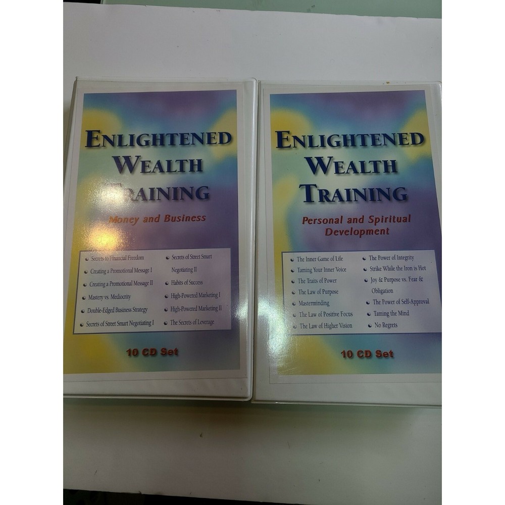 Enlightened Wealth Training  2 (10 CD Set) MINT
