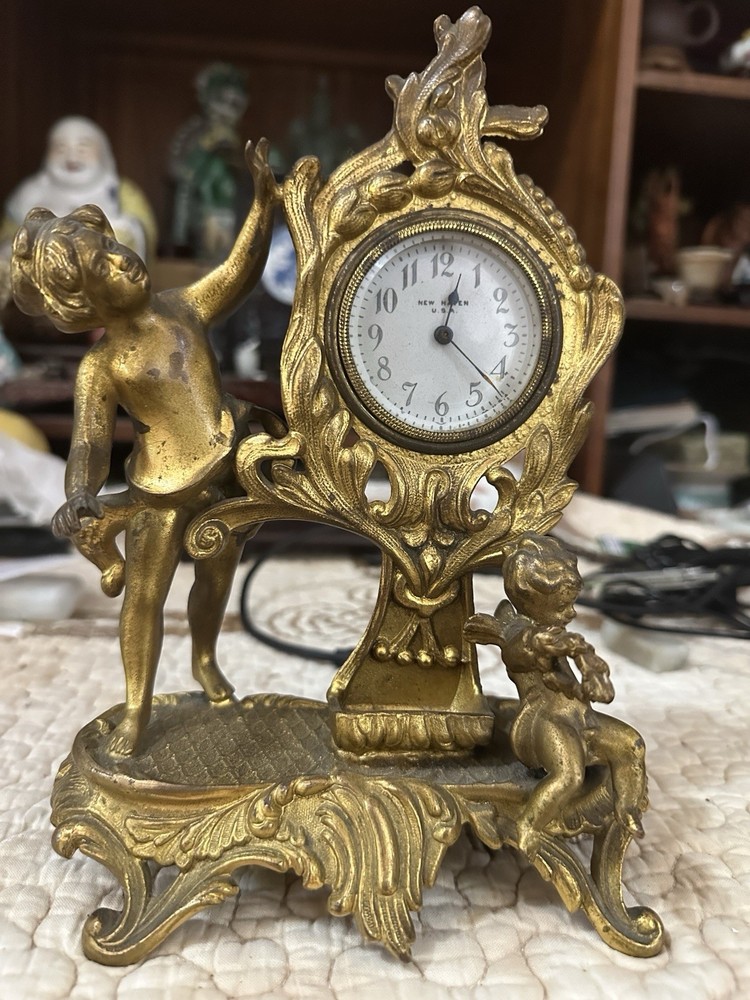gilt bronze clock