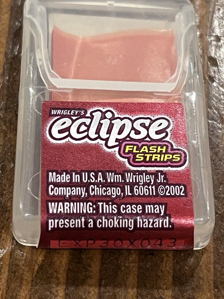 Wrigley's Eclipse Flash Strips Cinnamon Mint Breath Strips 2 Collectible Packs