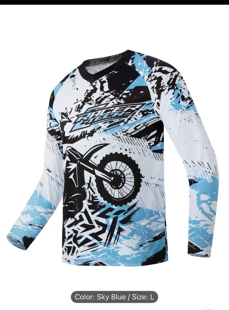 Motorcycle Jersey Size Large