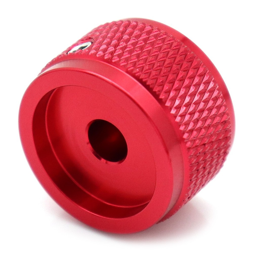 4x Guitar Knobs Aluminum Alloy Electronic Control Potentiometer Audio Knobs Red
