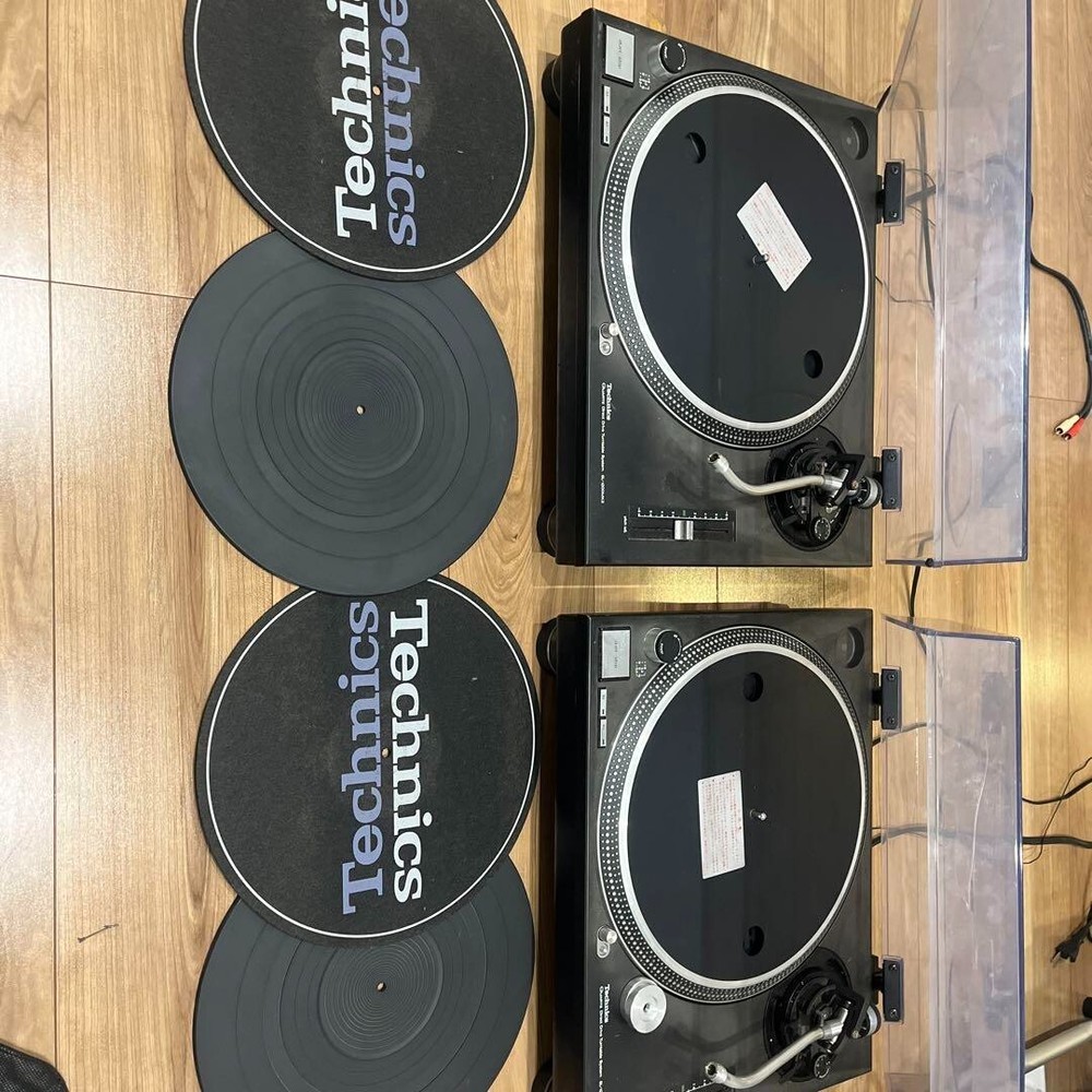 Technics SL1200MK3 2set pair Turntable Pair Dj Black Direct Player