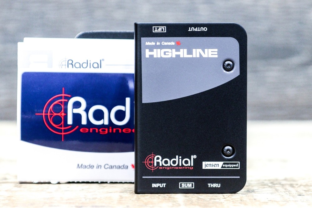 Radial Engineering Highline Passive Line Isolator Compact & Pedalboard Friendly