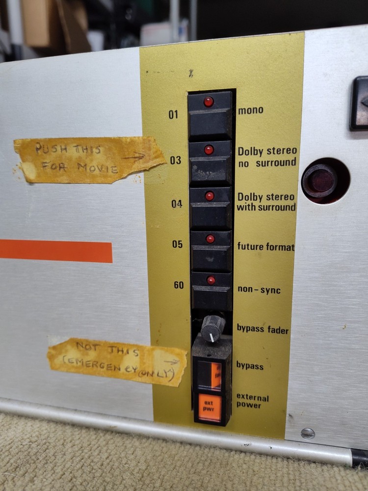 Vintage Dolby Laboratories CP50 Optical Sound Processor A1PM1590