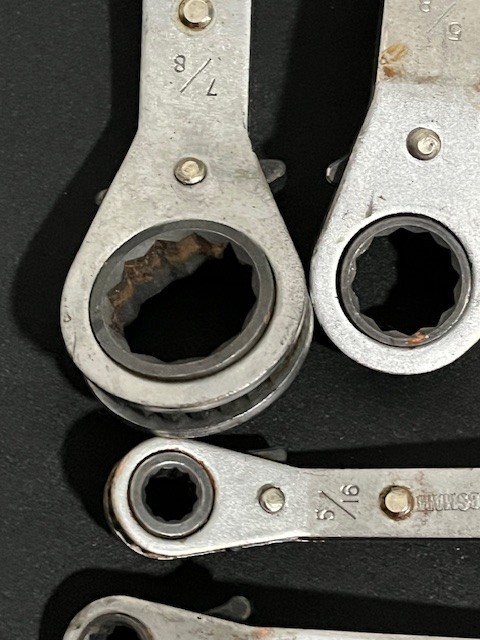 Jobsmart SAE Ratchet Wrenches 5 Pieces