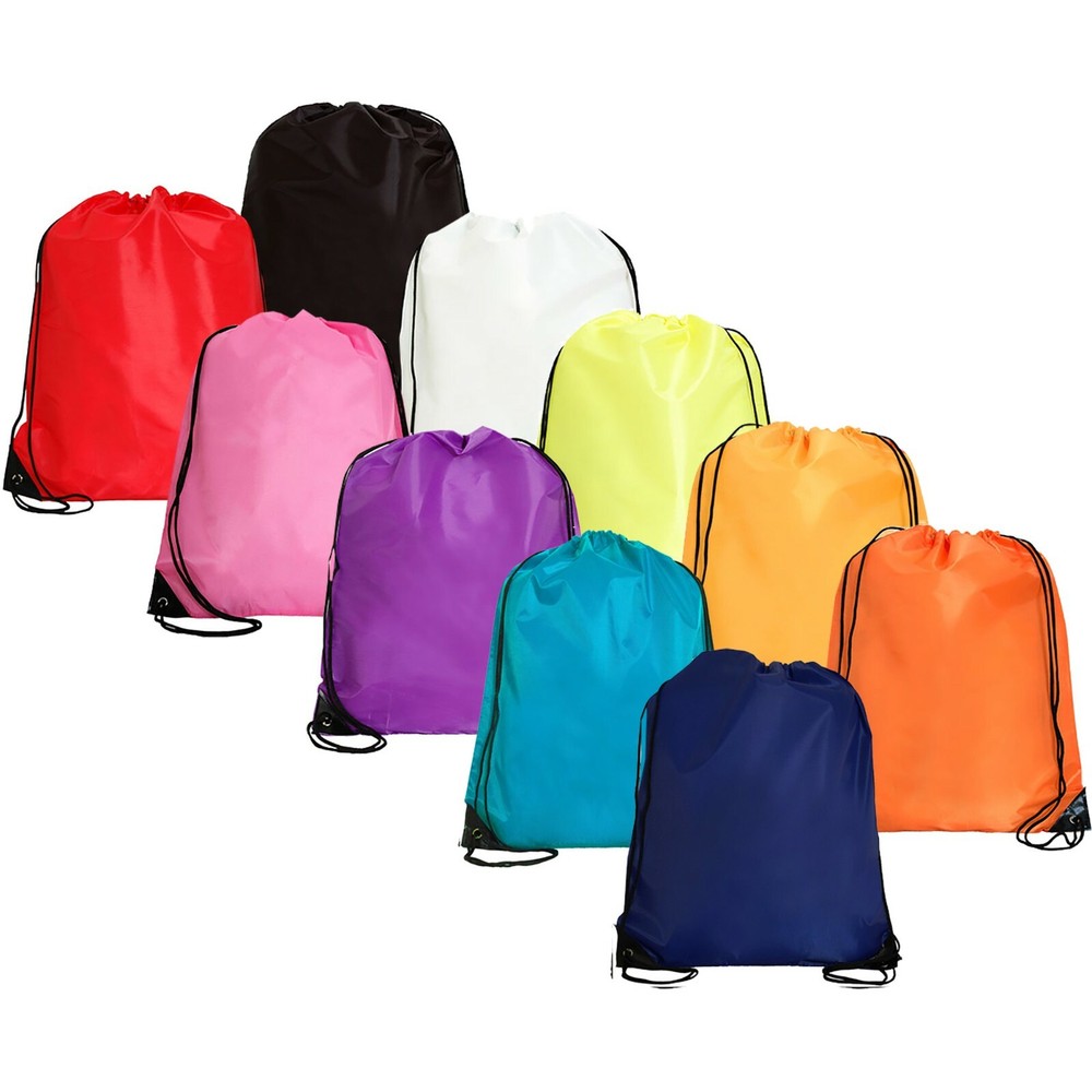 Personalized Drawstring Backpacks - Cinch Sacks - 14+ Color Options - Custom HTV
