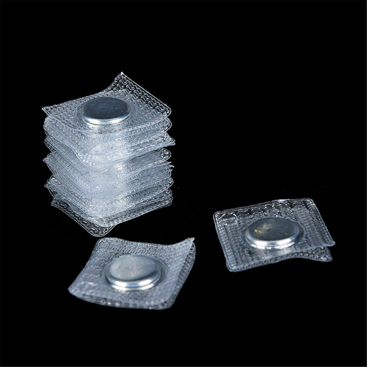 Lot of 10 50 100 18x2mm PVC Invisible Hidden Sew in Magnetic Snaps Purse Closure