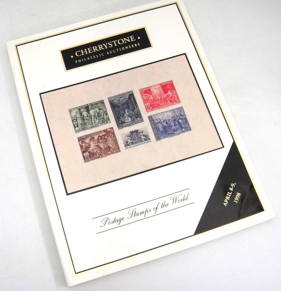 Cherrystone Stamp Auction Catalog 1998 US Presidents WWII Occupation Germany