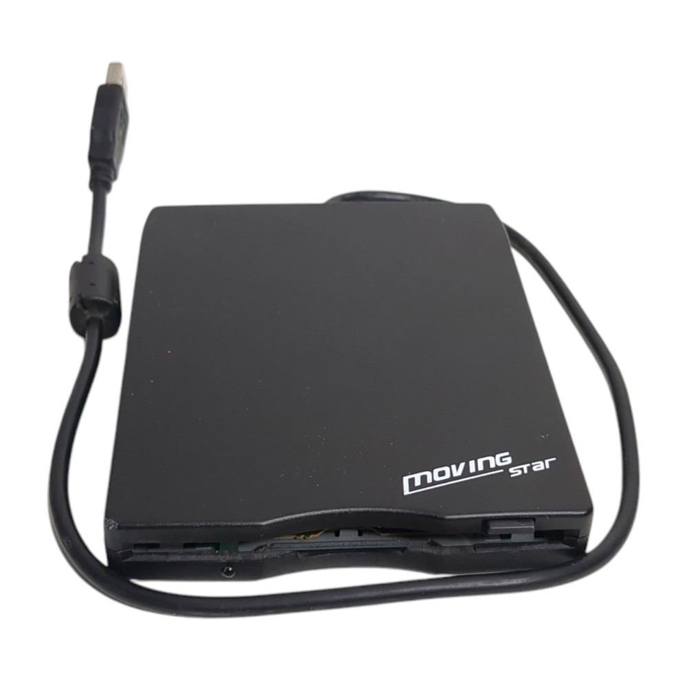 Moving Star USB Portable Diskette Drive - Tested & Working