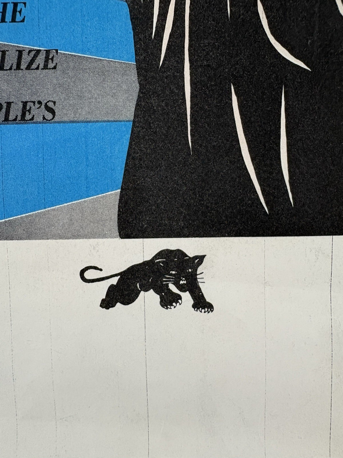 BLACK PANTHER PARTY Political Poster 1969 BPP Emory Douglas OPPRESSORS BLOOD