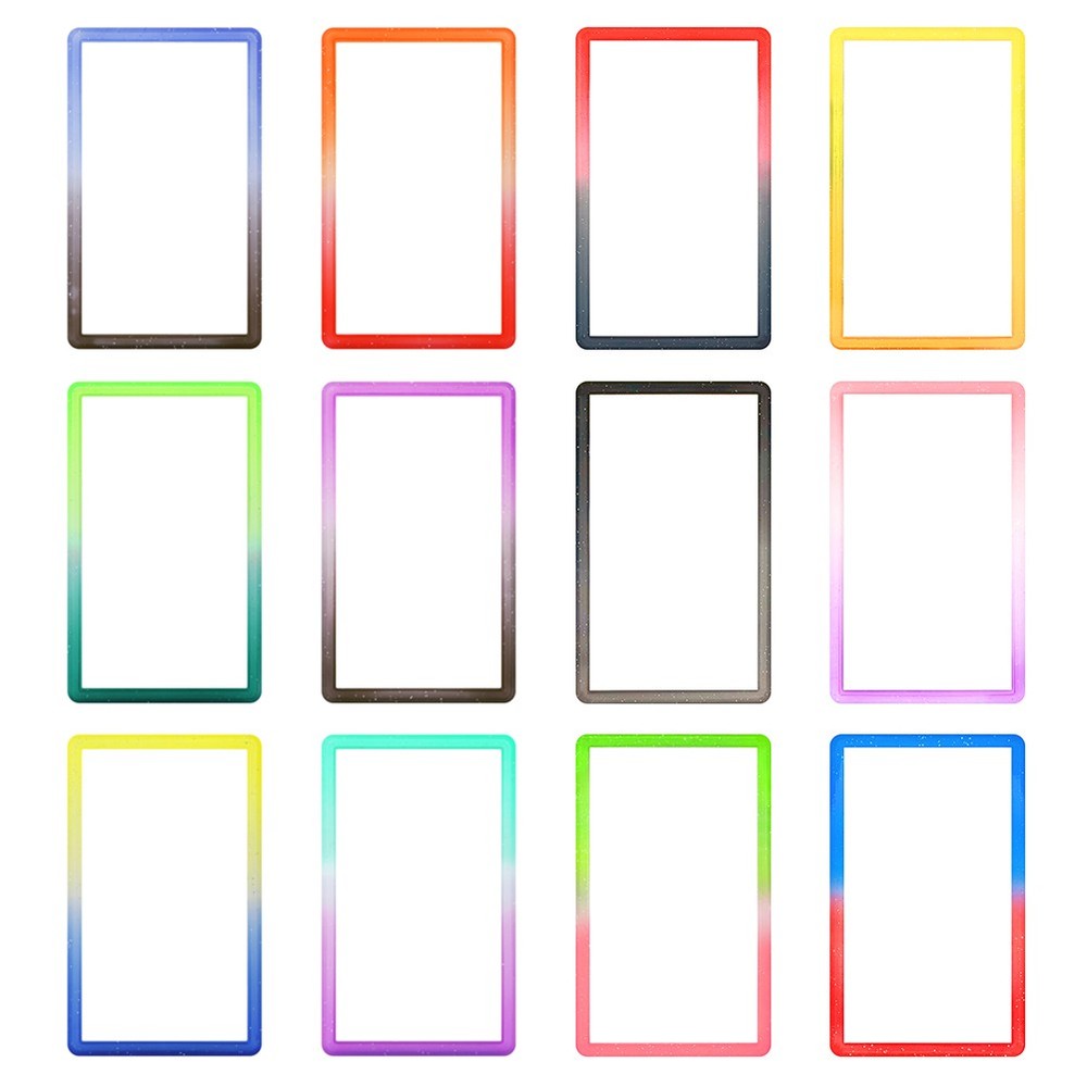 12PACK Gradient Colors For PSA Graded Card Slab TPU Bumper Guard Protector