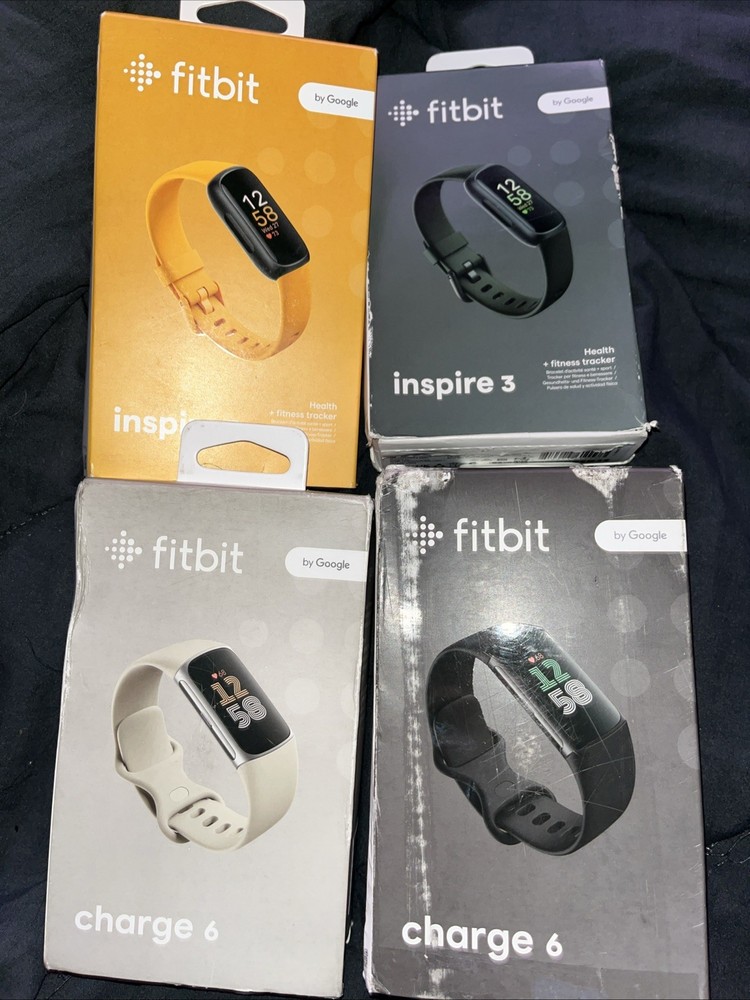 2 Fitbit Charge 6’s + 2 Inspire 3’s. !!BUNDLE!!