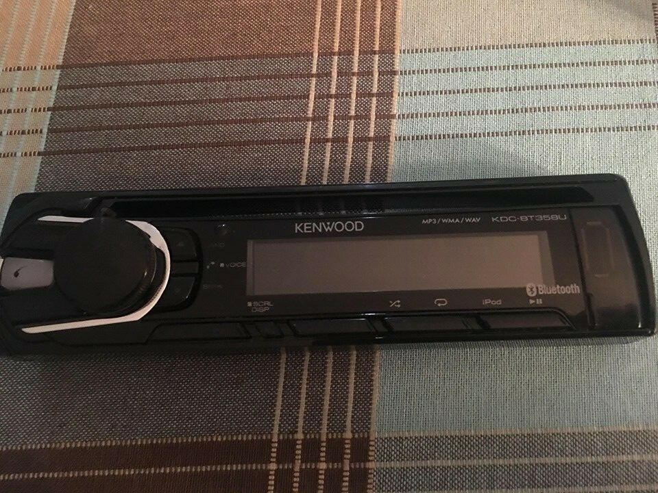 faceplate kdc-bt358u very clean tested