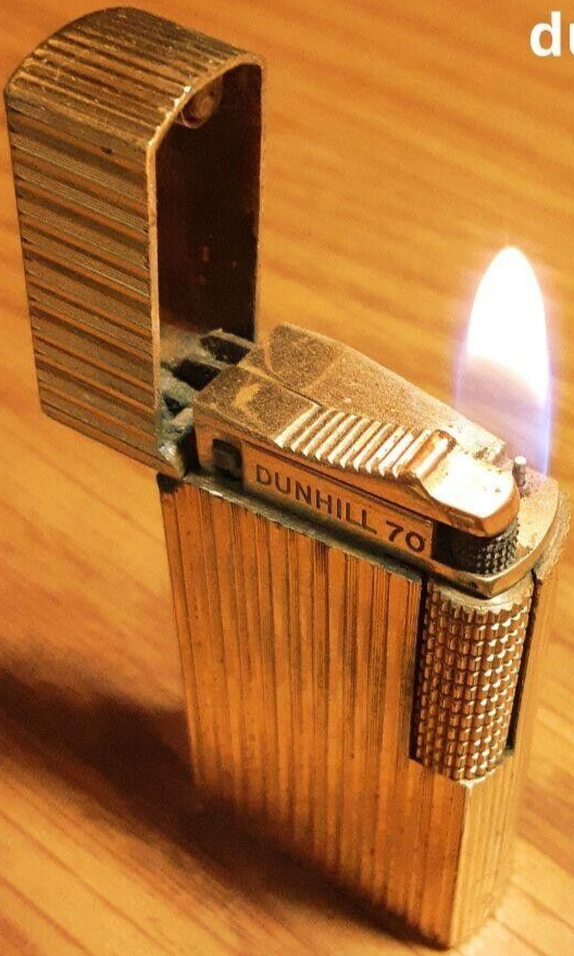 Working Dunhill 70 Rollagas lighter gold without box
